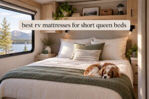 best rv mattresses for short queen beds