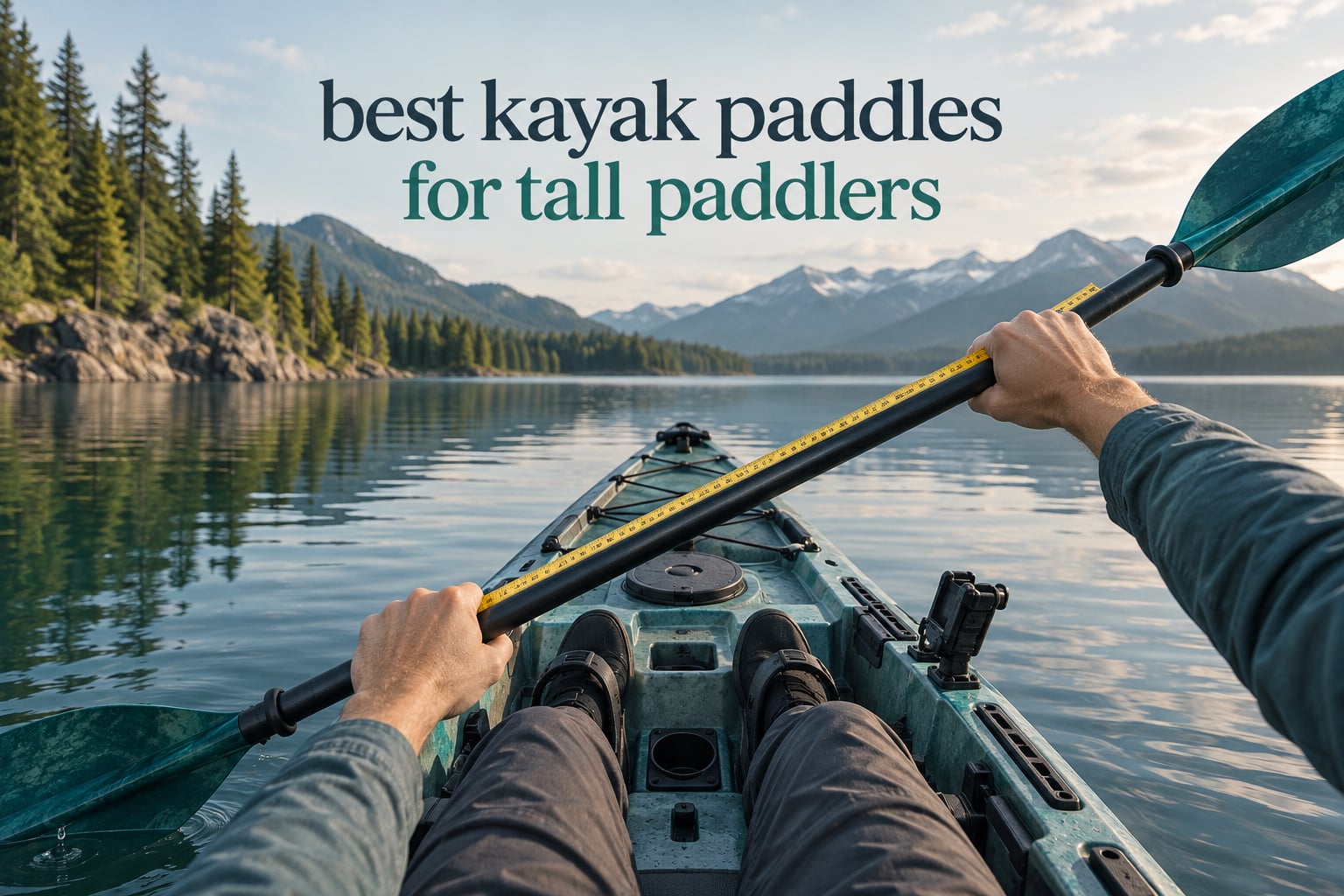 best kayak paddles for tall paddlers