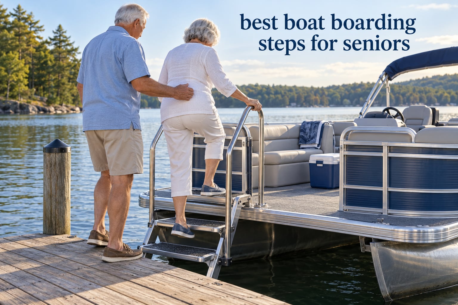 best boat boarding steps for seniors